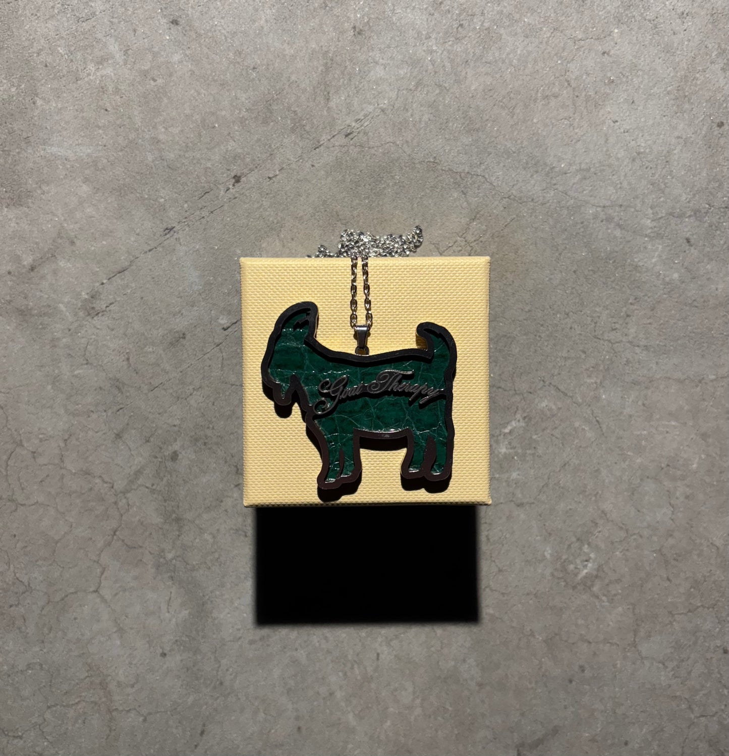 Dark Green Goat Chain